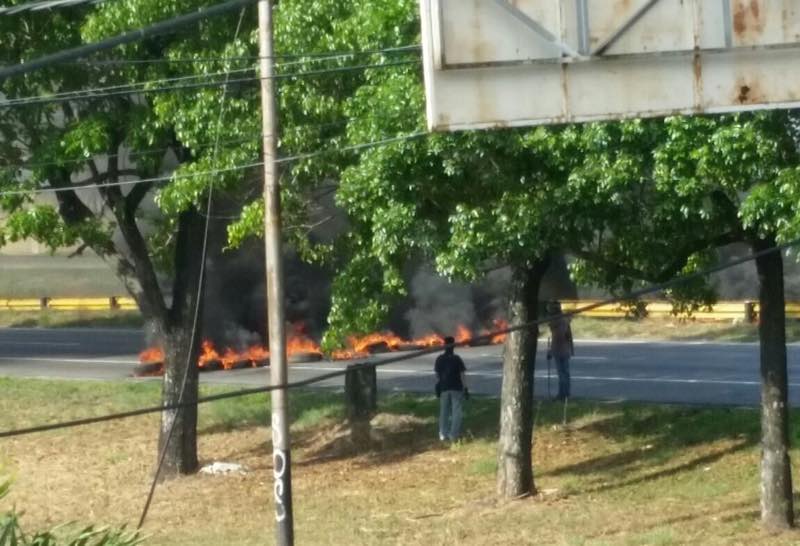 Protesta en mañongo