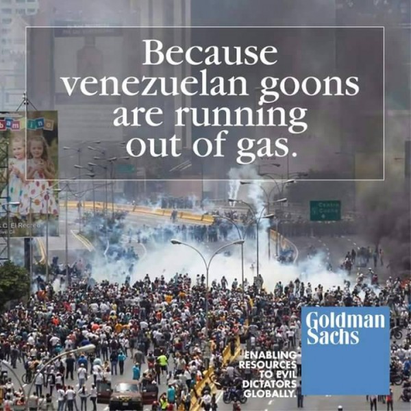 Tuitazo mundial contra Goldman Sachs 