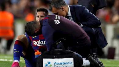 Lionel Messi sufre una elongación en el adductor de la pierna izquierda