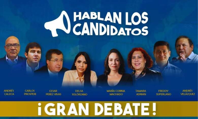 Debate candidatos a las primarias