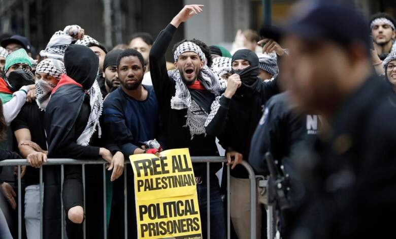 Protestas propalestina en Nueva York