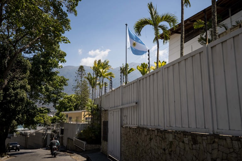 Venezuela denied safe-conduct passes to opposition members seeking asylum in the Argentine Embassy