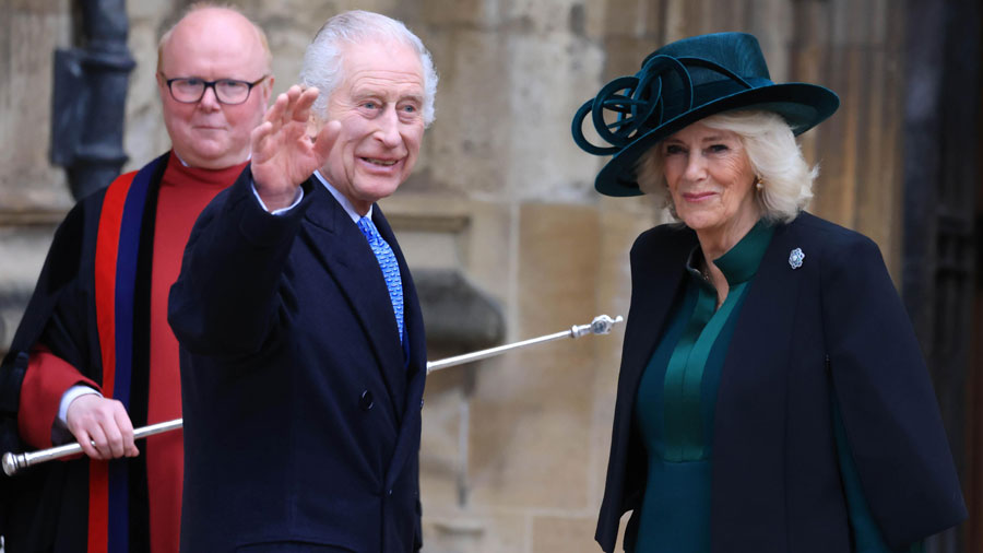 Charles III reappears in public for the first time since February