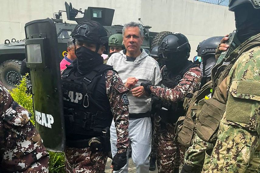 Ecuador imprisons Glas at the cost of widespread condemnation for attacking the Mexican Embassy