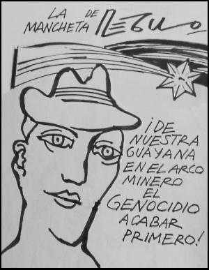 Caricatura de Régulo con una imagen de un representante del pueblo con sombrero y una estrella fugás
