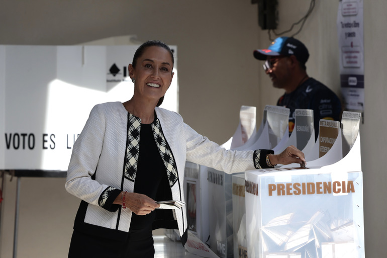 Claudia Sheinbaum would be the first feminine president of Mexico