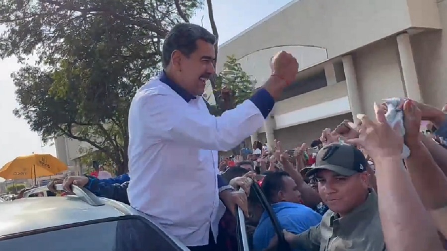 Maduro visited Zulia to guide an indication in help of his candidacy