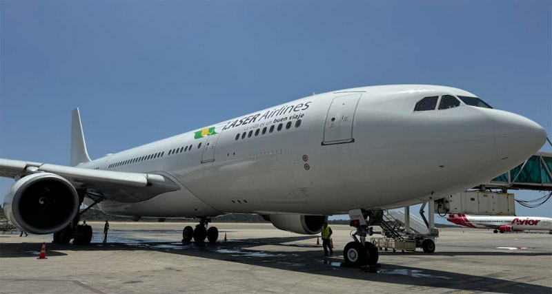 Laser Airways inaugurated the Caracas-Madrid route