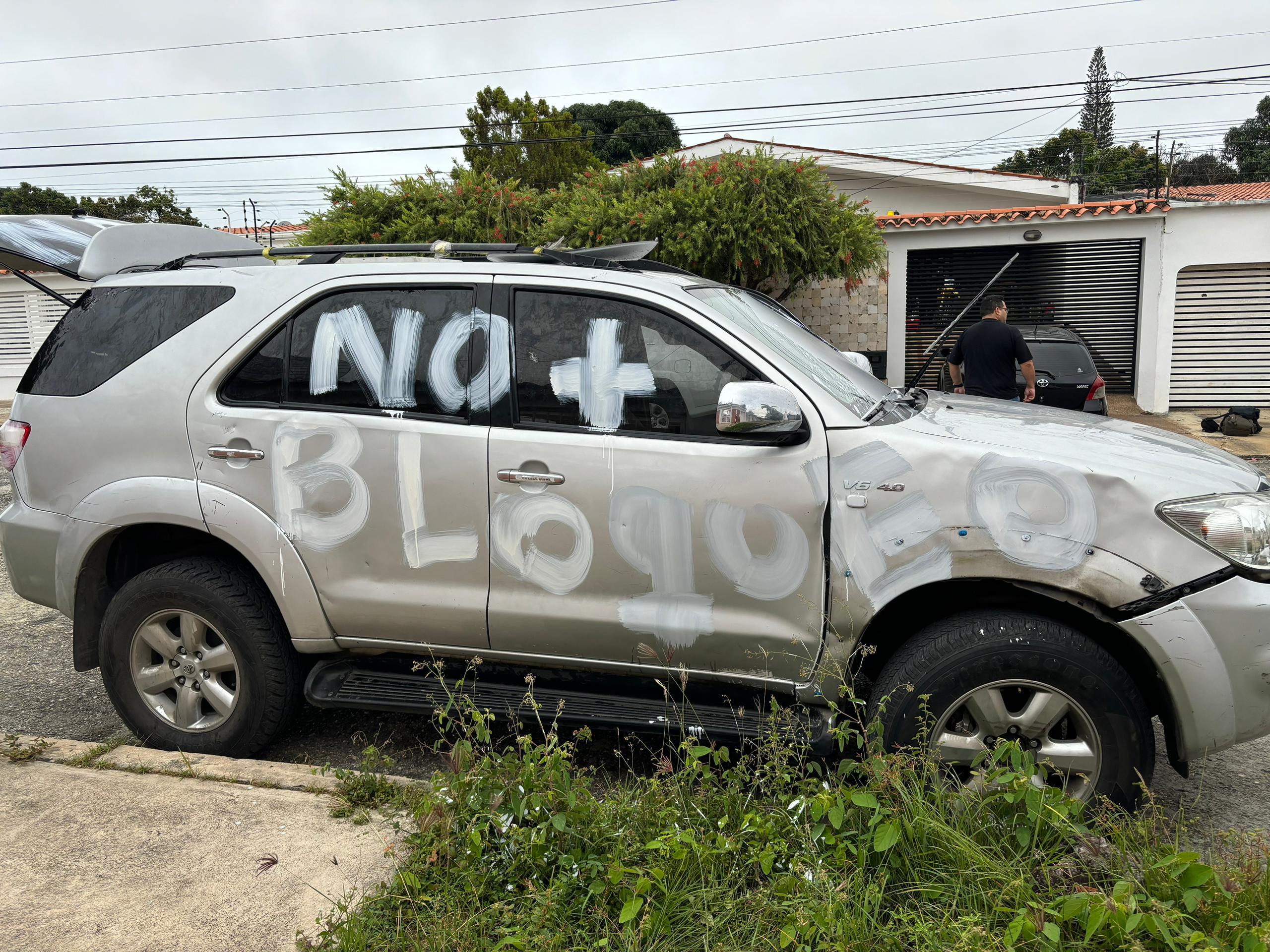 They cut the brake hose of the truck that María Corina Machado uses