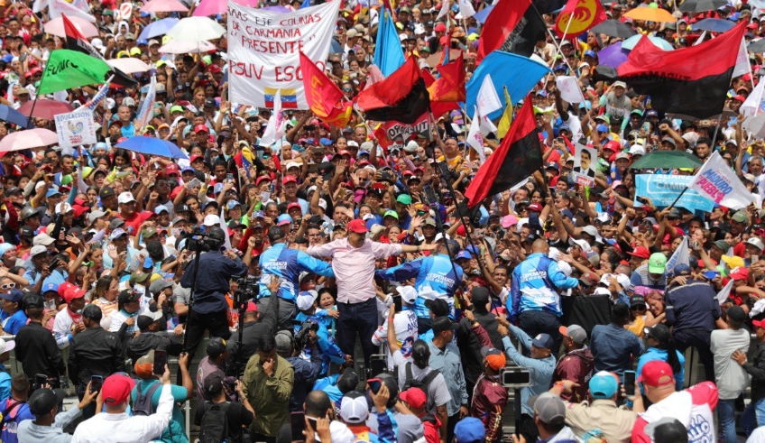 Maduro says from Trujillo that the elections will decide “peace or war”